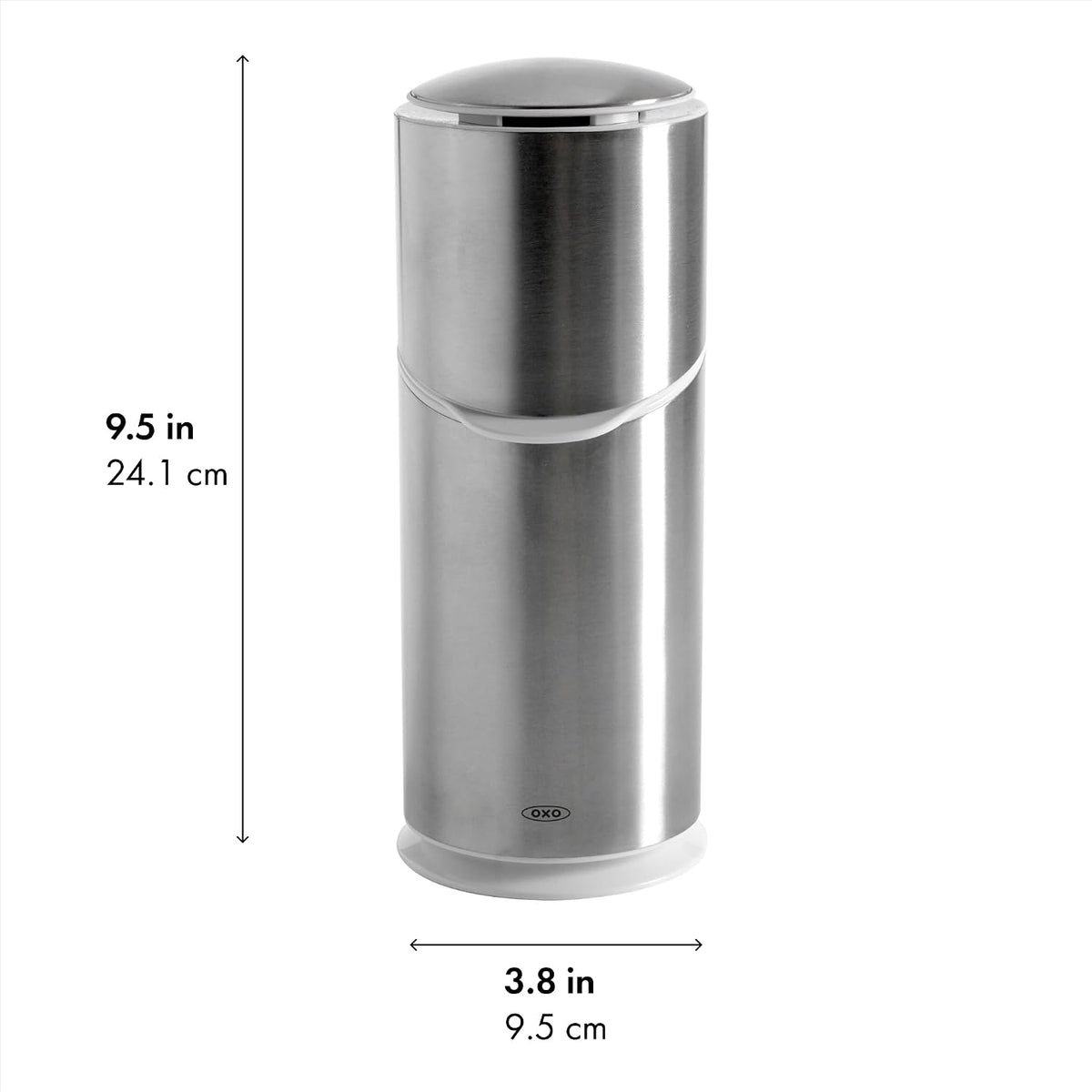 OXO Good Grips Bathroom Toothbrush Holder Set - Stainless Steel
