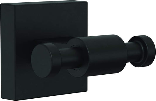 Franklin Brass Maxted (1-Pack) Towel Hooks Matte Black Bathroom Hooks Wall Mounted for Robes & Towels 2-Prong Hand Towel Hook Holder Kitchen, Bath, Bathroom Accessories MAX35-FB