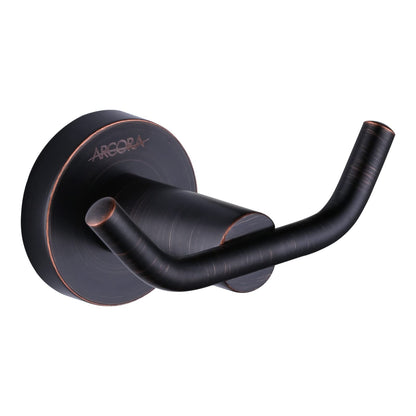 ARCORA Matte Black Towel Hooks, SUS 304 Stainless Steel Bathroom Robe Hooks