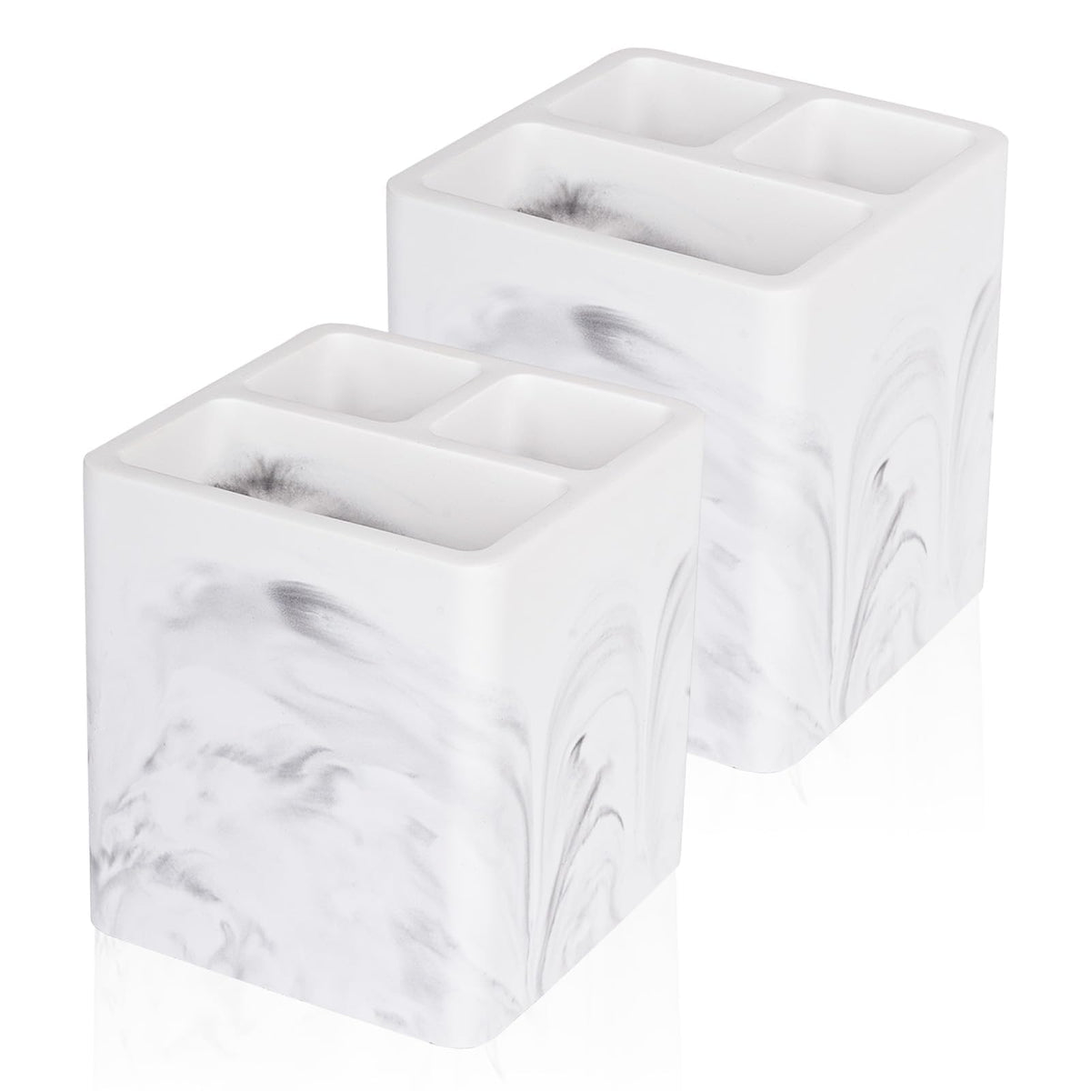 Diatomite Toothbrush Holders Tooth Brush Organizer - Marble White