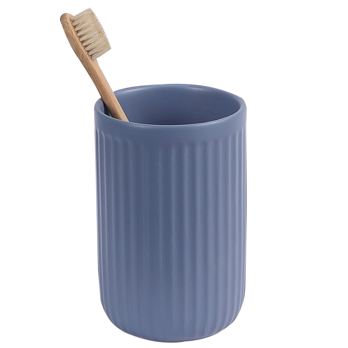 Toothbrush Holders - 2 Cup Ceramic Toothbrush Toothpaste Holders Set, Beige Bathroom Tumbler Cups Reusable Toothbrush Mouthwash Cup, Bathroom Counter Organizer