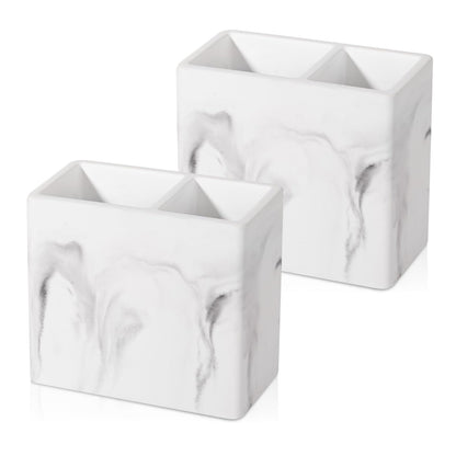 Diatomite Toothbrush Holder Toothpaste Organizer, White