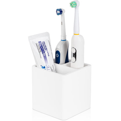 Diatomite Toothbrush Holders Tooth Brush Organizer - Marble White