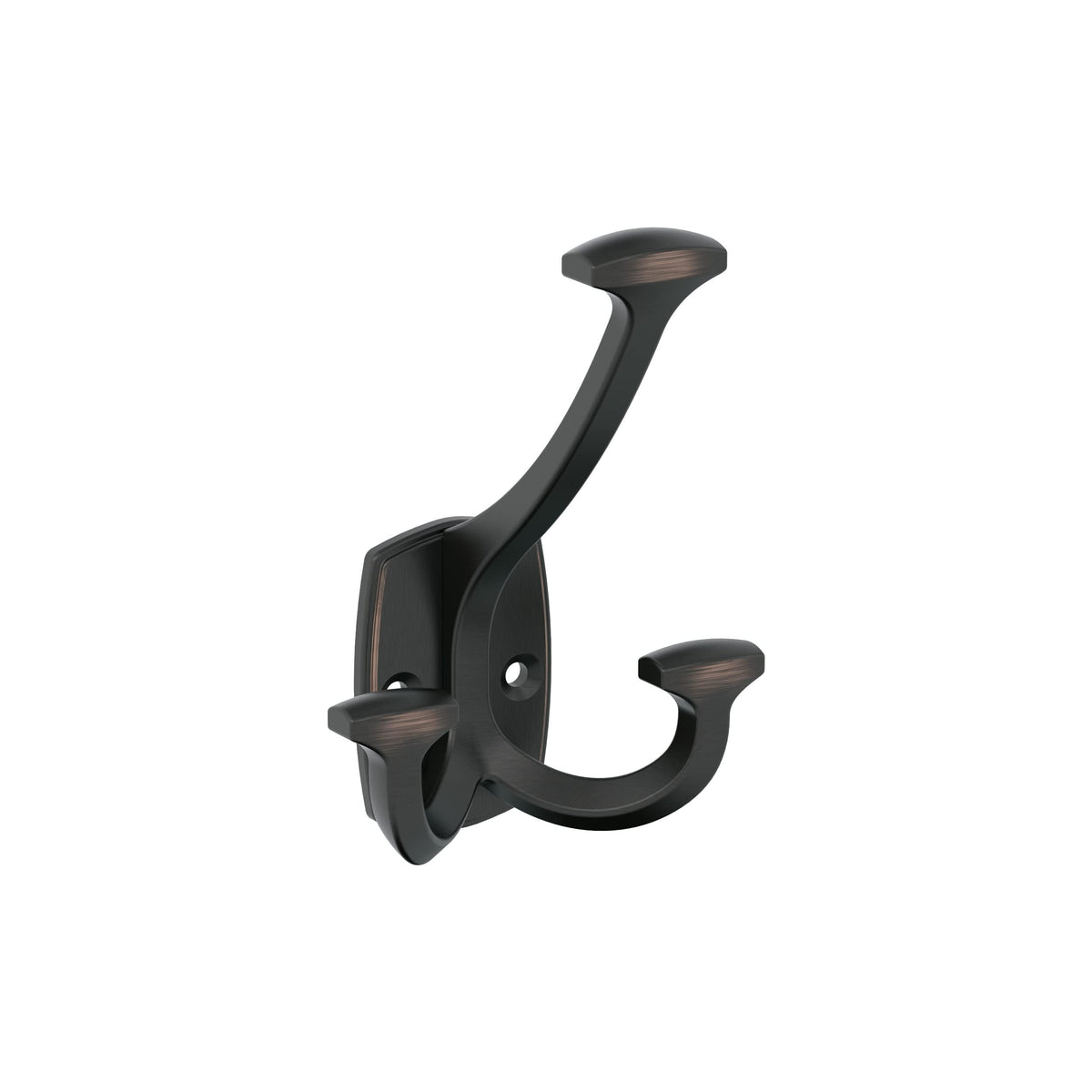 Amerock Vicinity Triple Prong Oil-Rubbed Bronze Wall-Mounted Hook