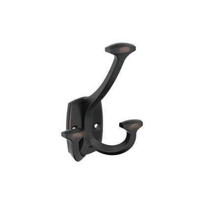 Amerock Vicinity Triple Prong Oil-Rubbed Bronze Wall-Mounted Hook
