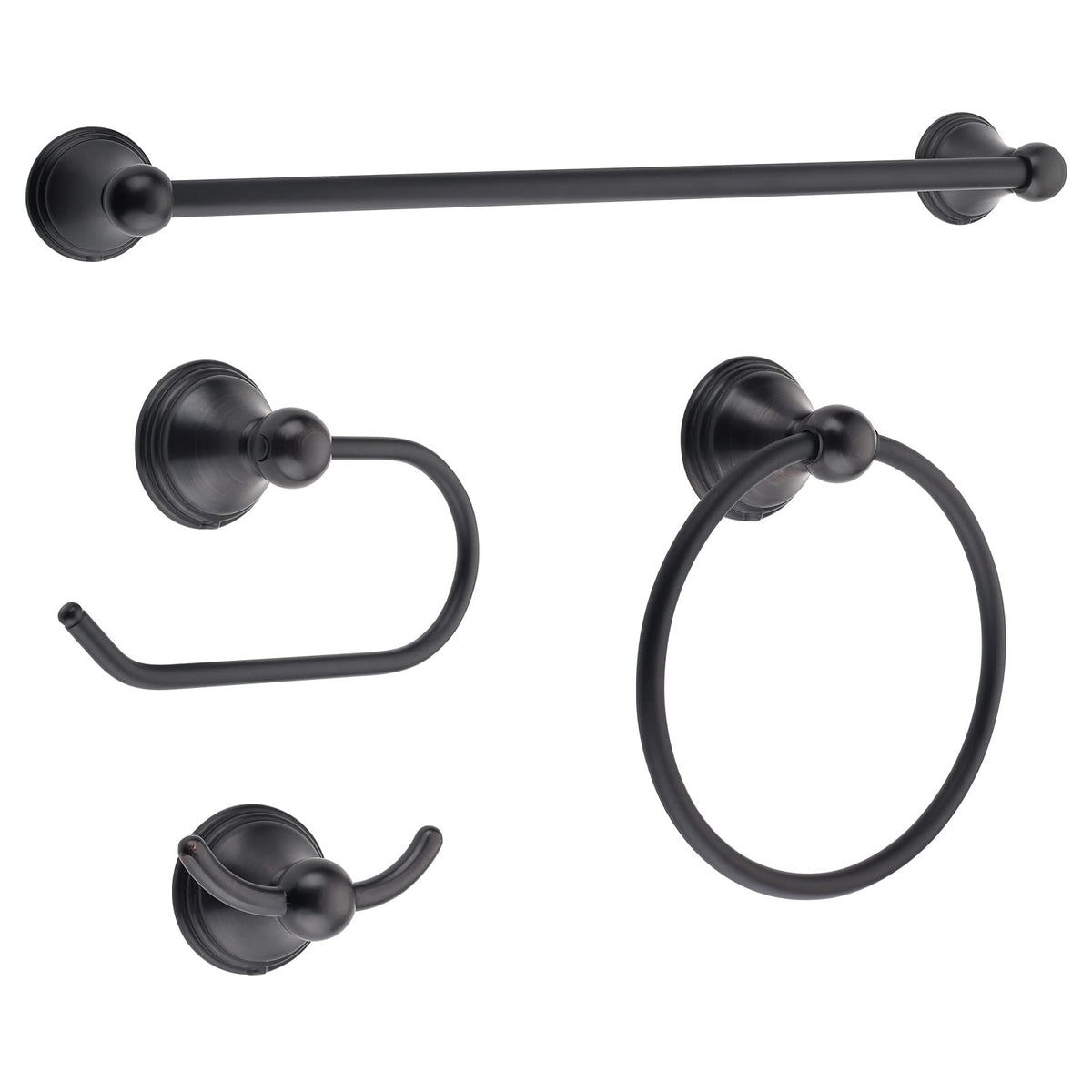 FILTA Bathroom Towel Hooks, Champagne Bronze Robe & Towel Hooks for Wall Mounted, Traditional Towel and Robe Hooks for Hanging Towels, Bath Towel Holder for Shower(2 Pack)