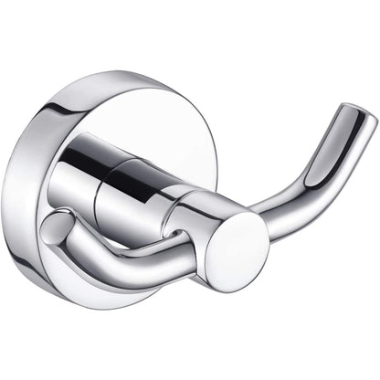 MARMOLUX ACC - Black Bathroom Hooks for Towels | Modern Black Hooks, Double Robe & Towel Hooks Ideal as Bathroom Towel Holder, Shower Wall, Kitchen Hand Towel Holder - Shower Hook