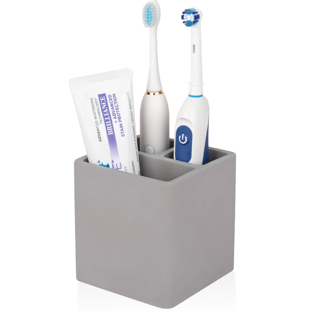 Diatomite Toothbrush Holders Tooth Brush Organizer - Marble White