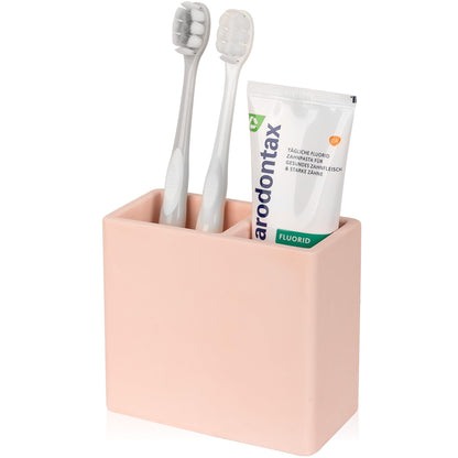 Diatomite Toothbrush Holder Toothpaste Organizer, White