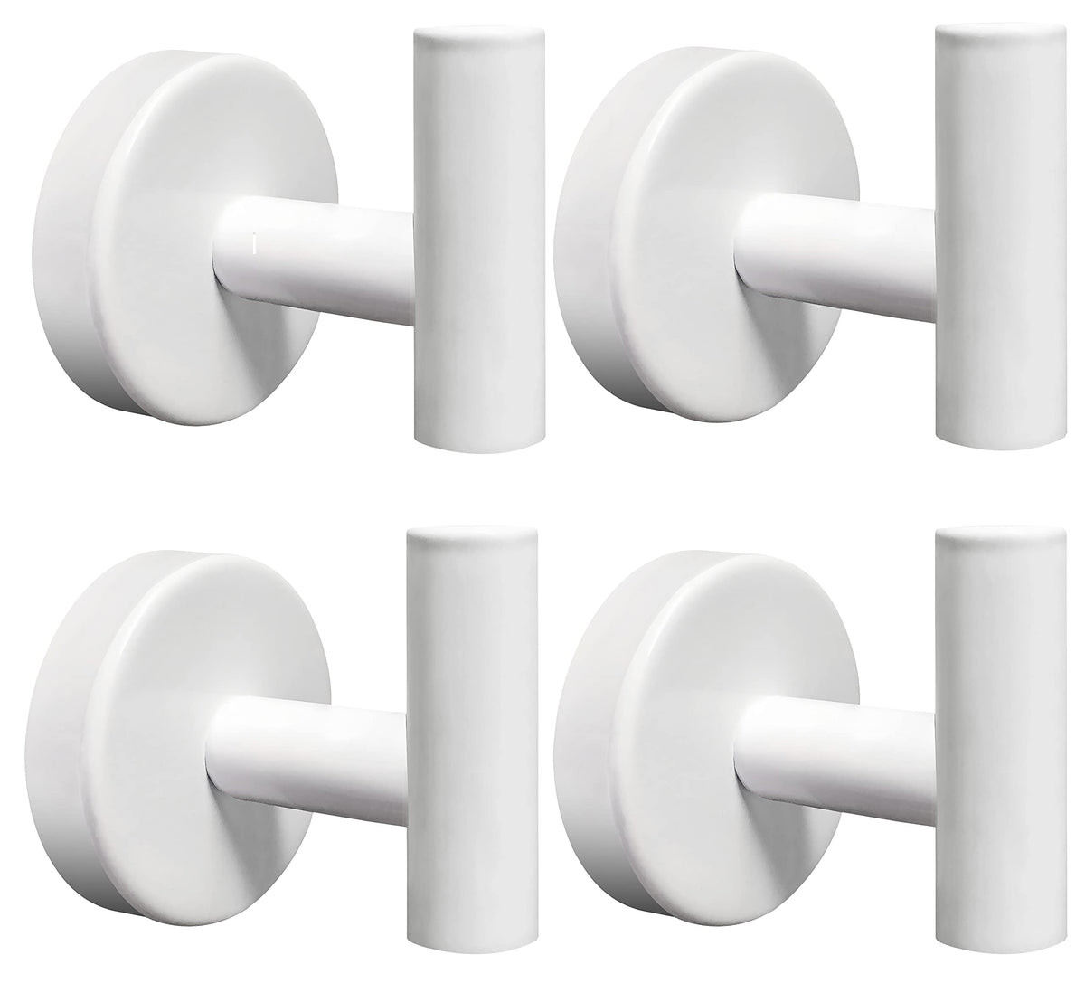 Towel Hooks Bathroom Coat Robe Hook Stainless Steel Heavy Duty Door Hanger Towel Robe Clothes Cabinet Wall for Bathroom Bedroom Kitchen Hotel Pool 4 Packs (Gold)