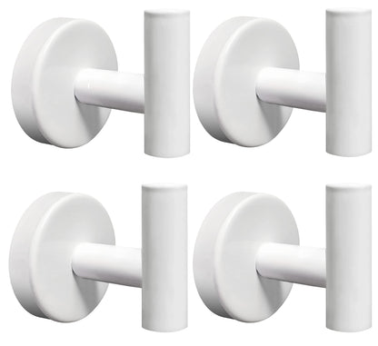 Towel Hooks Bathroom Coat Robe Hook Stainless Steel Heavy Duty Door Hanger Towel Robe Clothes Cabinet Wall for Bathroom Bedroom Kitchen Hotel Pool 4 Packs (Gold)