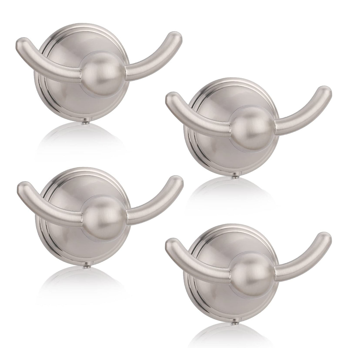 FILTA Bathroom Towel Hooks, Champagne Bronze Robe & Towel Hooks for Wall Mounted, Traditional Towel and Robe Hooks for Hanging Towels, Bath Towel Holder for Shower(2 Pack)