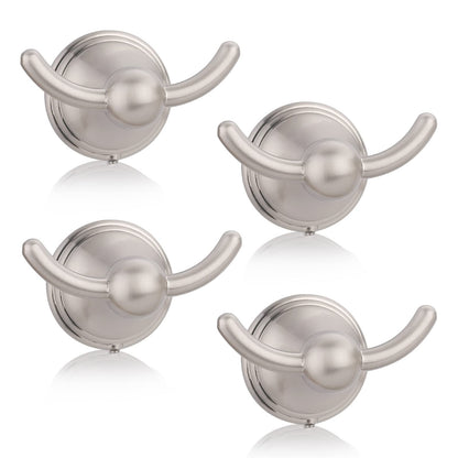 FILTA Bathroom Towel Hooks, Champagne Bronze Robe & Towel Hooks for Wall Mounted, Traditional Towel and Robe Hooks for Hanging Towels, Bath Towel Holder for Shower(2 Pack)