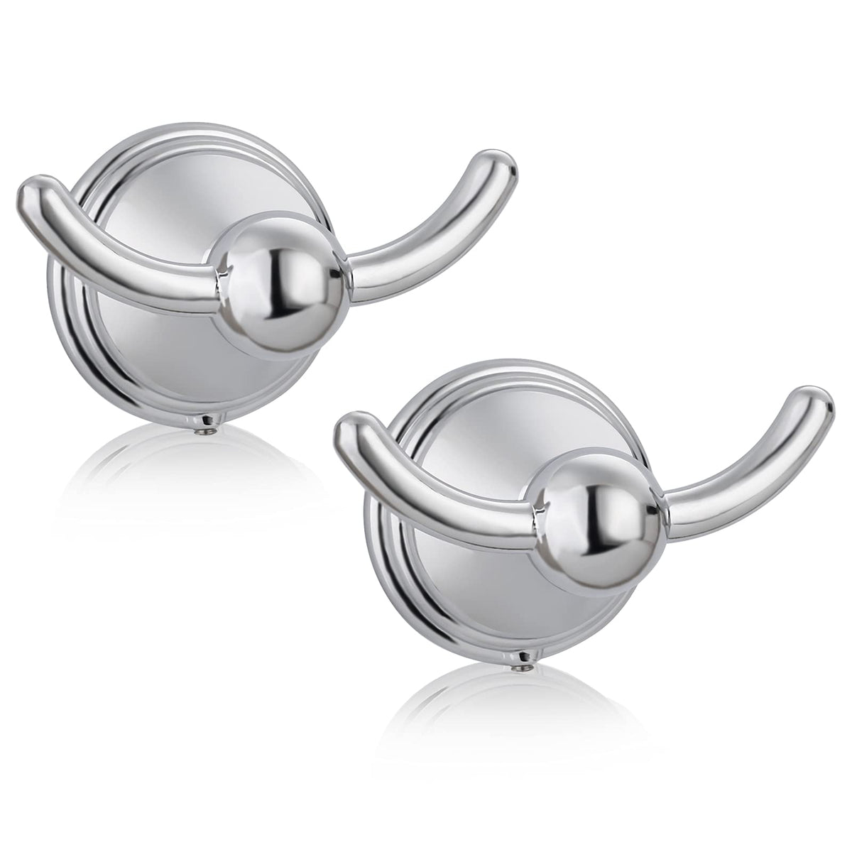 FILTA Bathroom Towel Hooks, Champagne Bronze Robe & Towel Hooks for Wall Mounted, Traditional Towel and Robe Hooks for Hanging Towels, Bath Towel Holder for Shower(2 Pack)