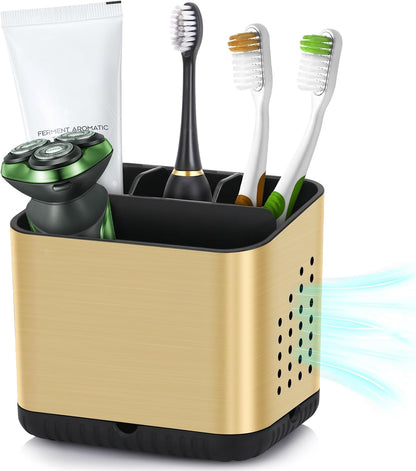 Toothbrush Holders for Bathrooms, Kids Electric Toothbrush Organizer (Grey)