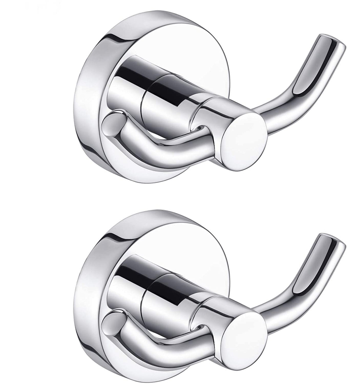MARMOLUX ACC - Black Bathroom Hooks for Towels | Modern Black Hooks, Double Robe & Towel Hooks Ideal as Bathroom Towel Holder, Shower Wall, Kitchen Hand Towel Holder - Shower Hook