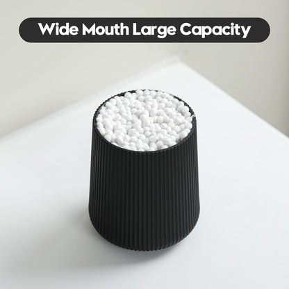 YAUKPH Black Striped Toothbrush Holder