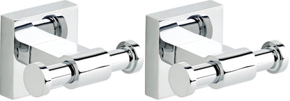Franklin Brass Maxted (1-Pack) Towel Hooks Matte Black Bathroom Hooks Wall Mounted for Robes & Towels 2-Prong Hand Towel Hook Holder Kitchen, Bath, Bathroom Accessories MAX35-FB