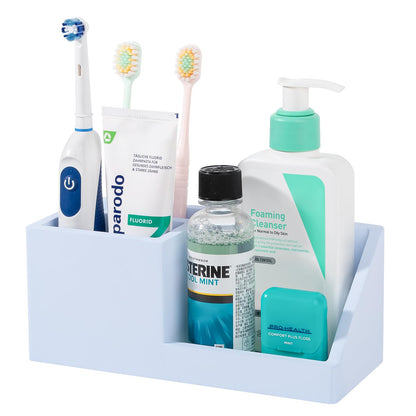 Diatomite Toothbrush Holder Toothpaste Organizer, White