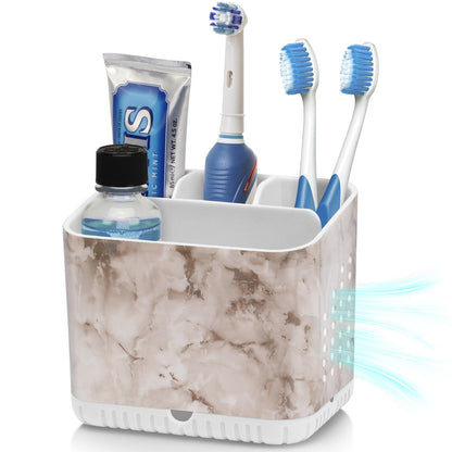 Toothbrush Holders for Bathrooms, Kids Electric Toothbrush Organizer (Grey)