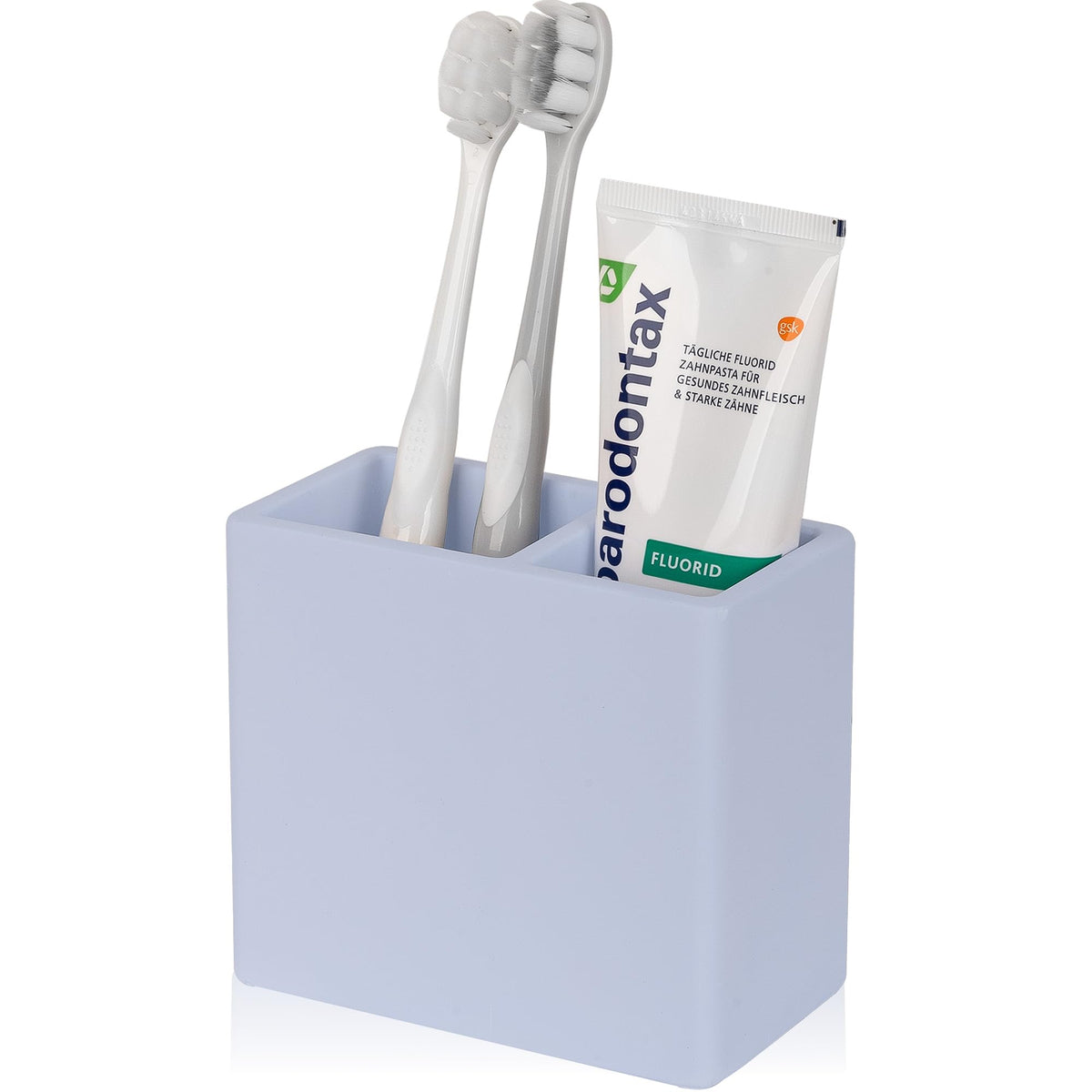 Diatomite Toothbrush Holder Toothpaste Organizer, White