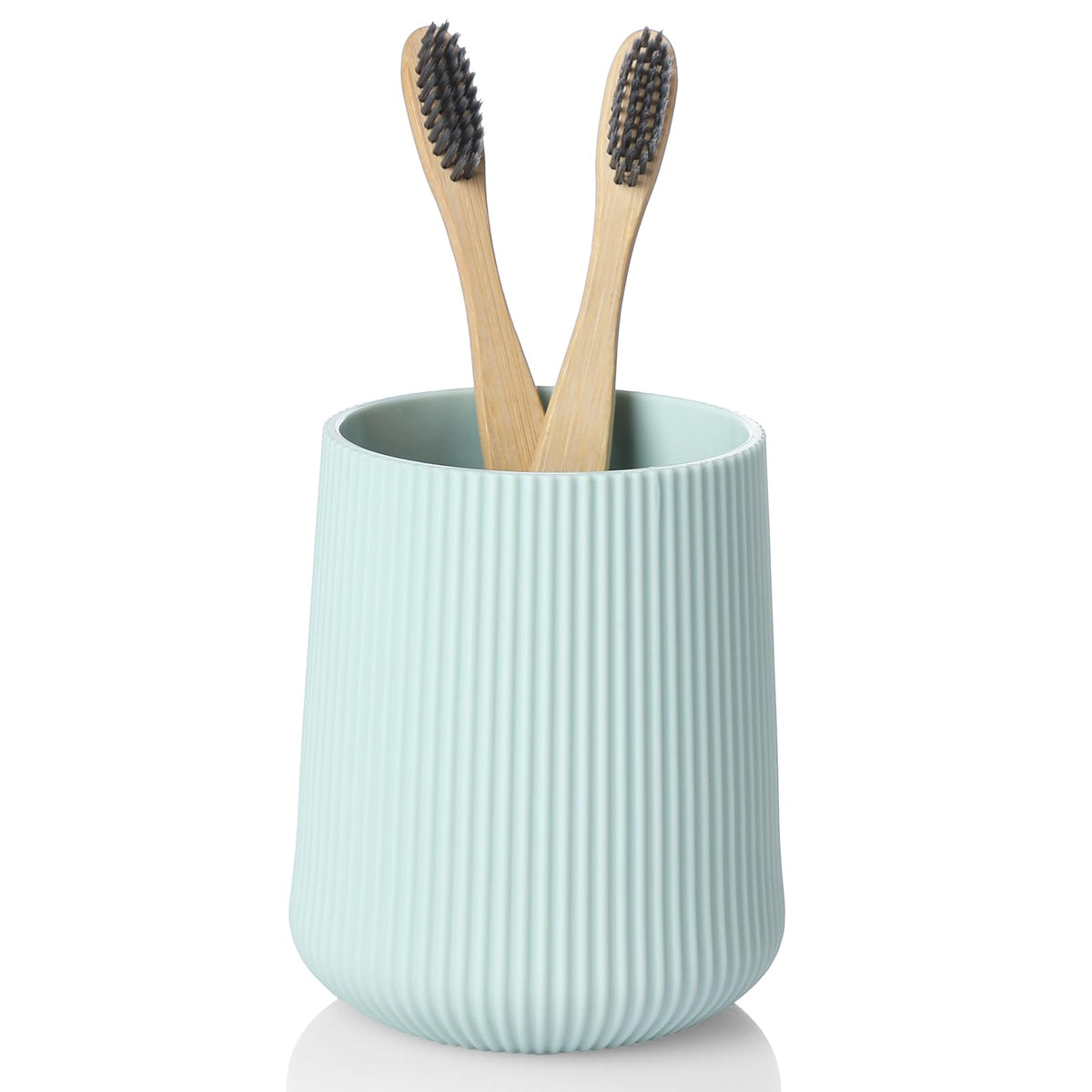 YAUKPH Black Striped Toothbrush Holder