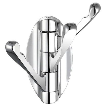 Angle Simple Bathroom Towel Hook Swivel, Robe Coat Hanger, Brushed Nickel