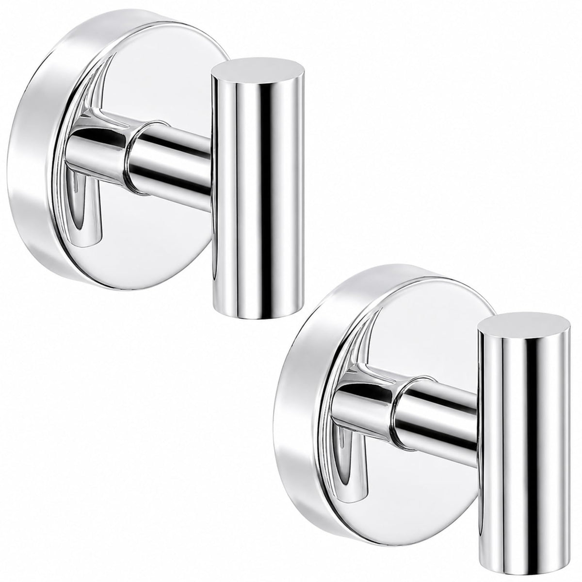 Suction Cup Hooks for Shower - Bathroom Reusable Towel Hooks