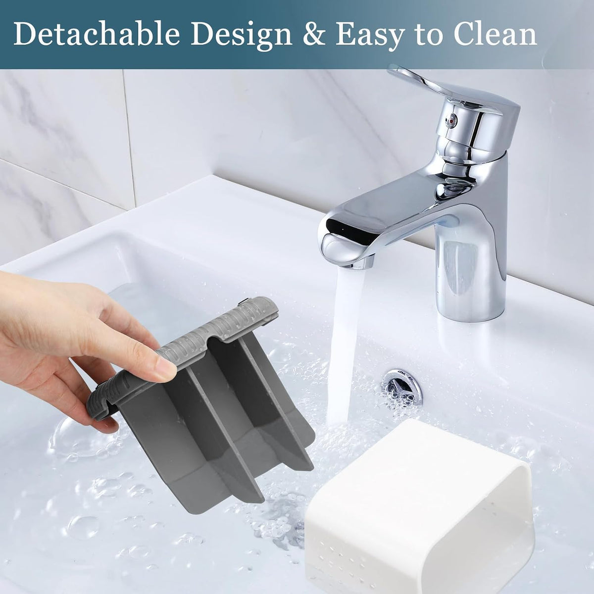 Toothbrush Holders for Bathrooms, Kids Electric Toothbrush Organizer (Grey)