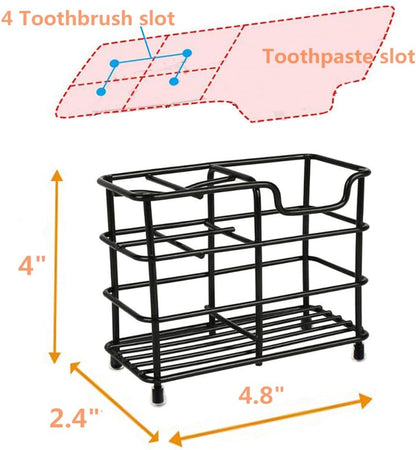 Toothbrush Holder for Bathrooms,Black