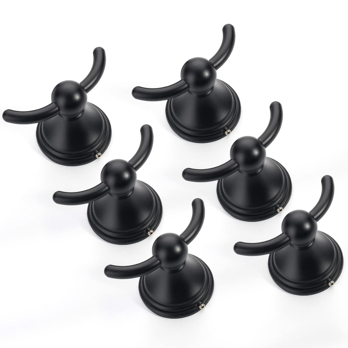 FILTA Bathroom Towel Hooks, Champagne Bronze Robe & Towel Hooks for Wall Mounted, Traditional Towel and Robe Hooks for Hanging Towels, Bath Towel Holder for Shower(2 Pack)