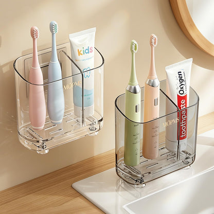 MOPMS Toothbrush Holders with Drainage for Bathrooms Countertop Organizer