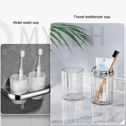 Large Toothbrush Travel Case 2 in 1 Toothbrush Holder and Rinse Cup