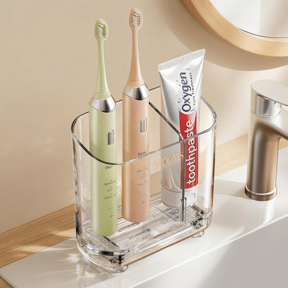 MOPMS Toothbrush Holders with Drainage for Bathrooms Countertop Organizer