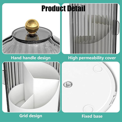 Concealed Toothbrush Holder, Rotating Bathroom Organizer Countertop