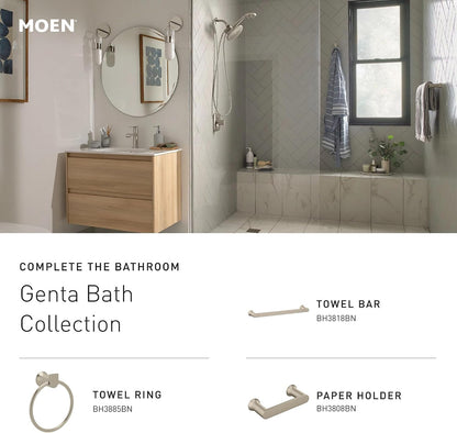 Moen BH3803BN Genta LX Brushed Nickel Wall Mount Robe Hook