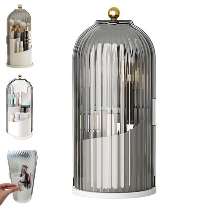 Concealed Toothbrush Holder, Rotating Bathroom Organizer Countertop