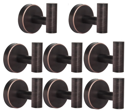 Towel Hooks Bathroom Coat Robe Hook Stainless Steel Heavy Duty Door Hanger Towel Robe Clothes Cabinet Wall for Bathroom Bedroom Kitchen Hotel Pool 4 Packs (Gold)