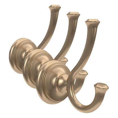 Delta Double Towel Hook for Bathroom or Kitchen| Polished Nickel | Cassidy Accessories