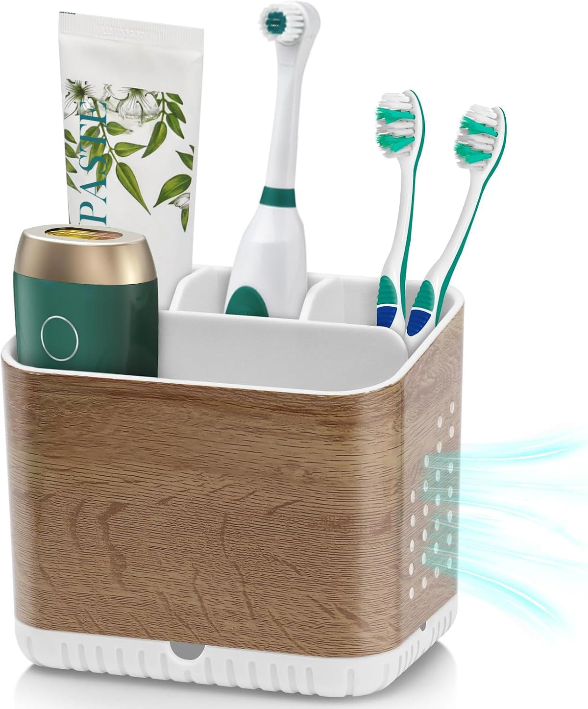 Toothbrush Holders for Bathrooms, Kids Electric Toothbrush Organizer (Grey)