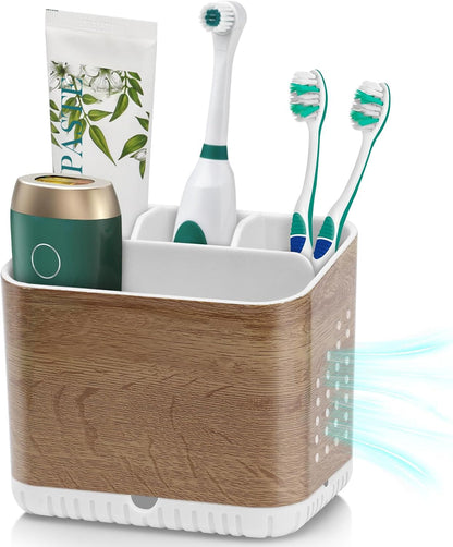 Toothbrush Holders for Bathrooms, Kids Electric Toothbrush Organizer (Grey)
