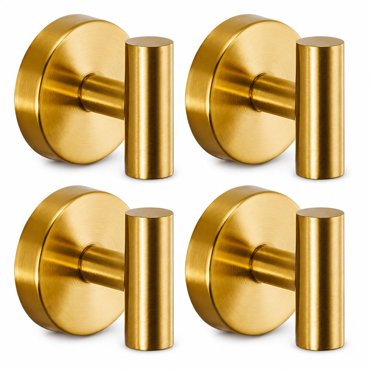 Suction Cup Hooks for Shower - Bathroom Reusable Towel Hooks