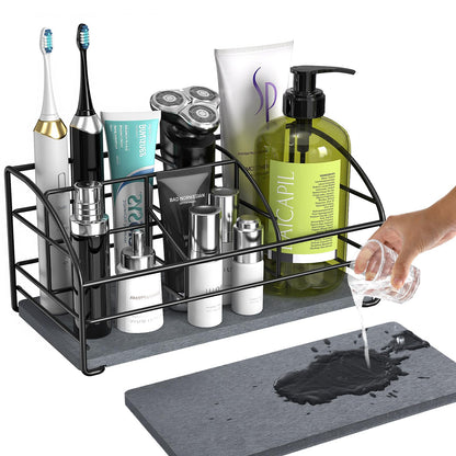 Luxspire Toothbrush Holders for Bathroom, Stainless Steel, 2 Slots, Silver