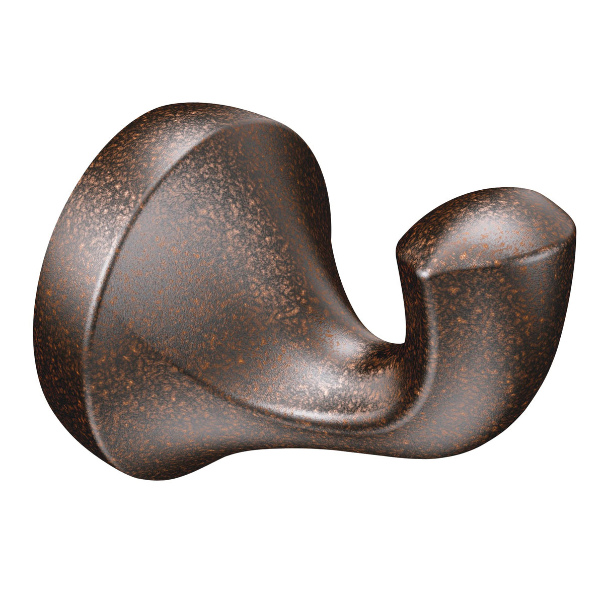 Moen Eva Brushed Nickel Transitional Single Robe Hook, Wall Mounted Hanger for Bath Robe or Towel, YB2803BN