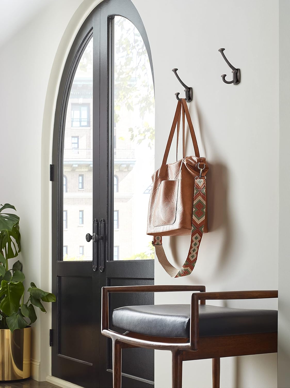 Amerock Vicinity Triple Prong Oil-Rubbed Bronze Wall-Mounted Hook