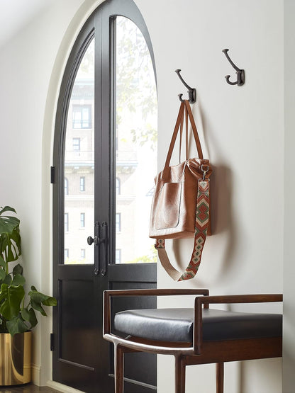 Amerock Vicinity Triple Prong Oil-Rubbed Bronze Wall-Mounted Hook