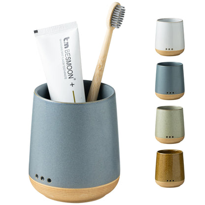 LYEOBOH Ceramic Toothbrush Holder, Toothbrush Storage,Tooth Brush Holders