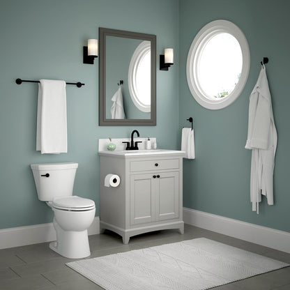 Delta Single Towel Hook for Bathroom or Kitchen| Matte Black | Trinsic Accessories